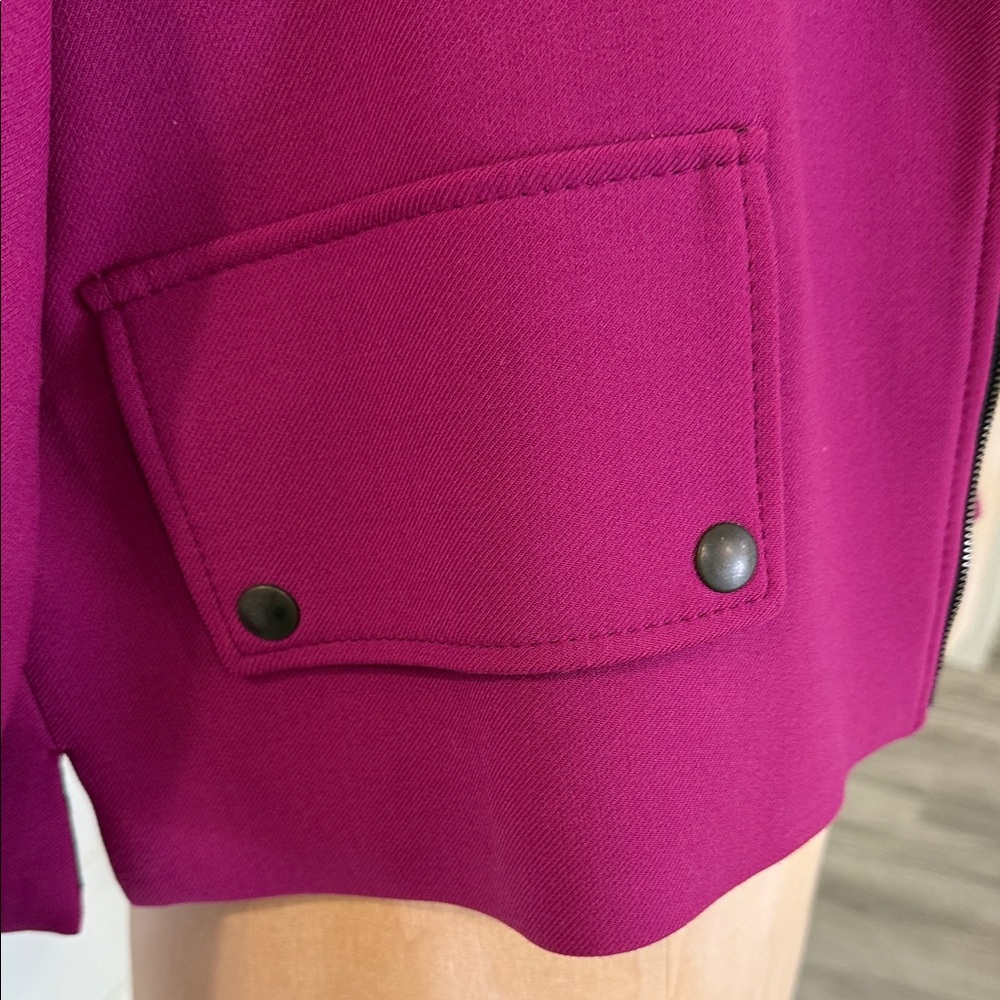 Dorothee Schumacher fuscia crop military jacket - Picture 6 of 14